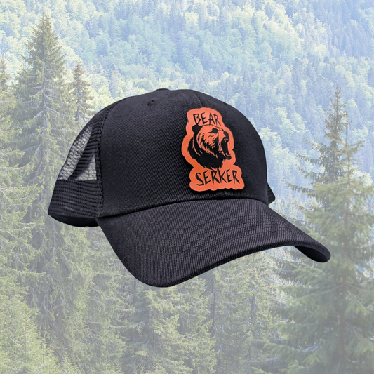 Bear Serker Black Snapback Hat