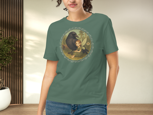Vintage Fairy Raven Women's Graphic Tee