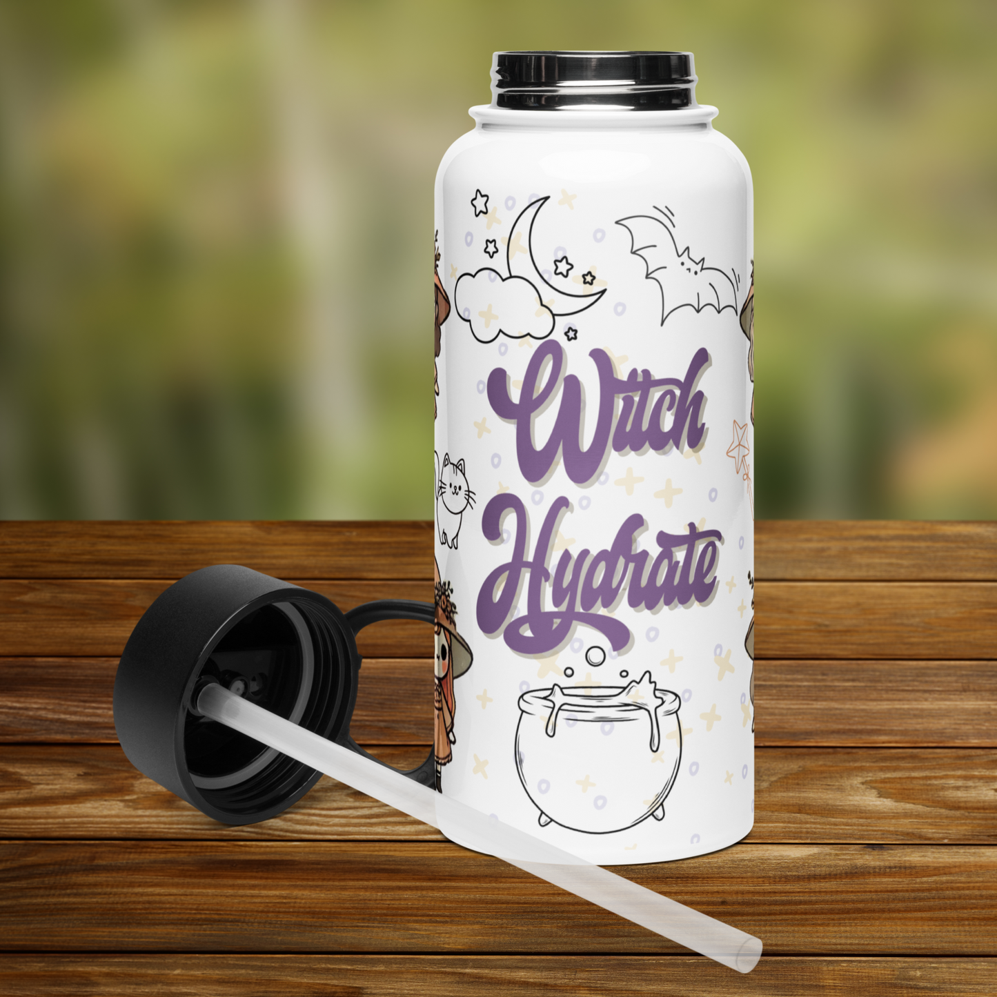 Witch Hydrate-Stainless Steel Water Bottle