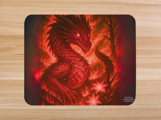 Fire Dragon Mouse pad