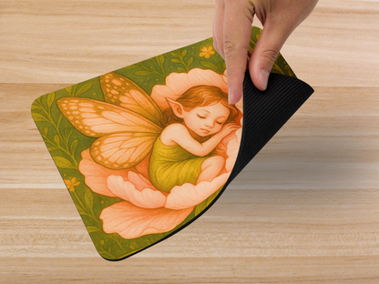 Flower Fairy Peony Mouse pad