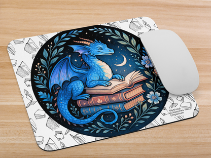 Book Dragon Mouse Pad