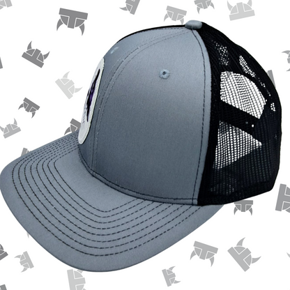 Odin's Ravens Grey and Black Snapback Hat