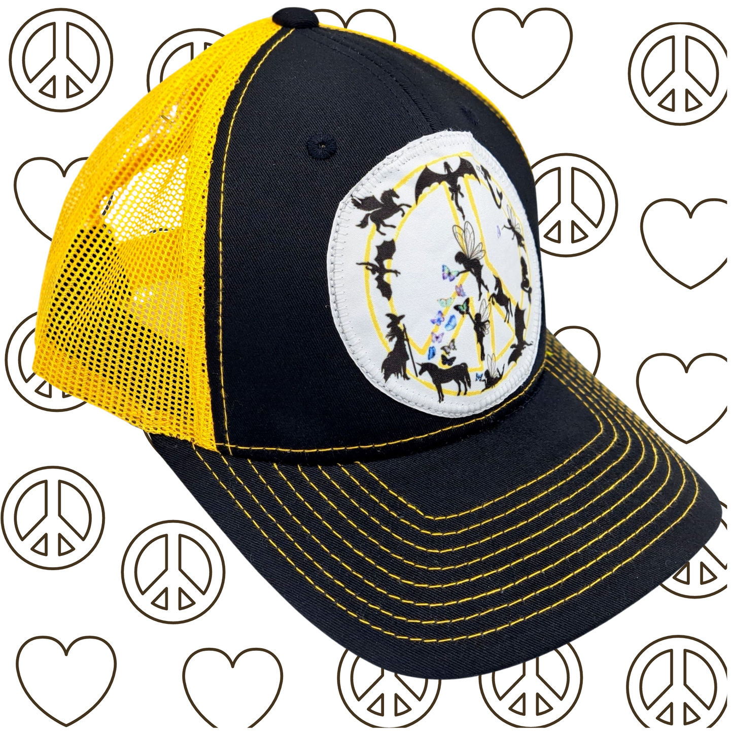 Mythical Peace Sign Snapback Hat