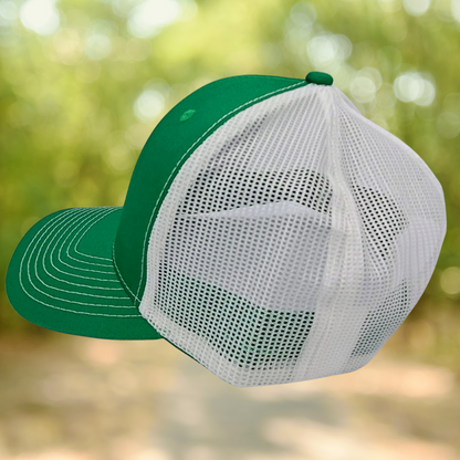 Tree of Life, Green and White Snapback hat