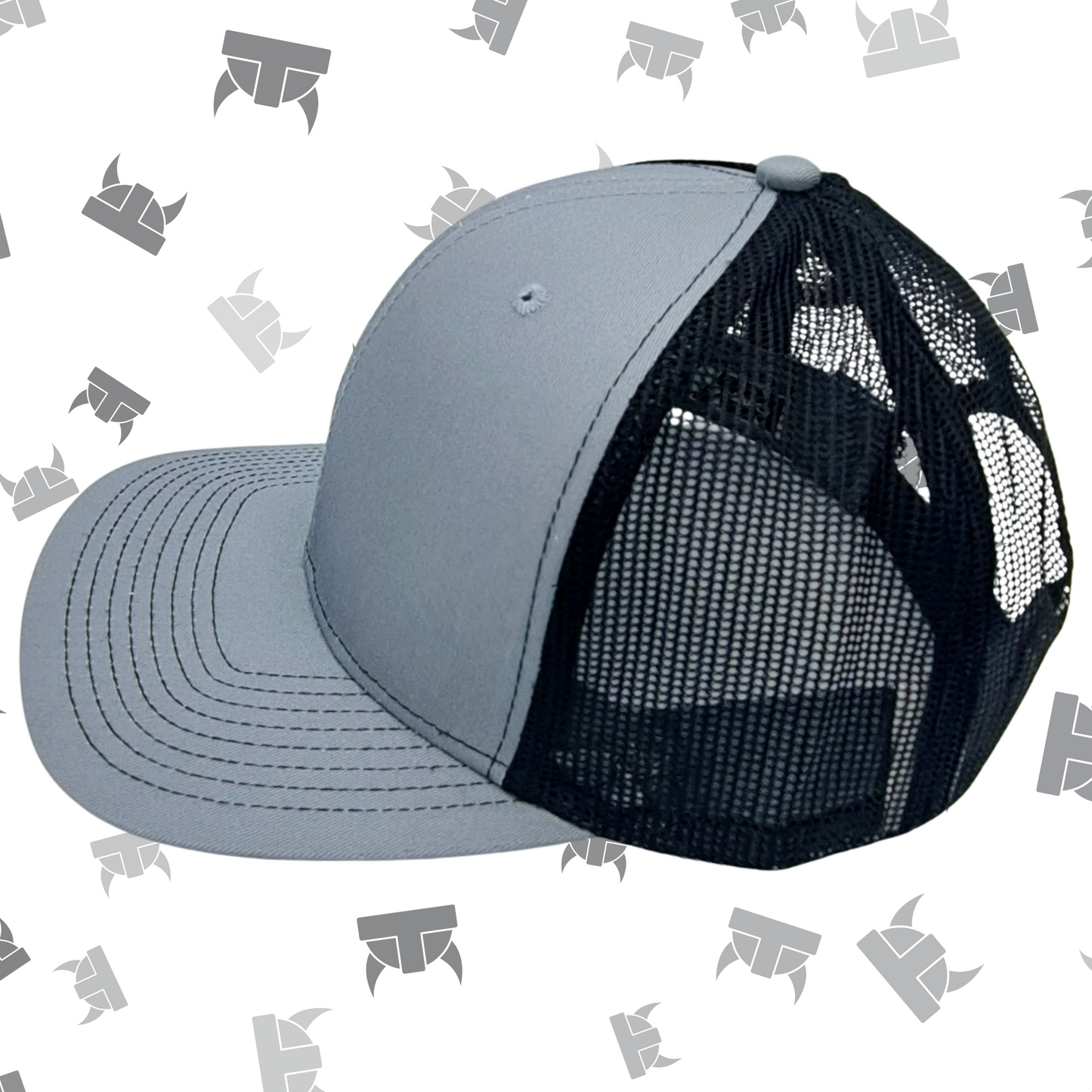 Odin's Ravens Grey and Black Snapback Hat