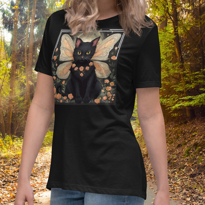 Black Cat Fairy Women's T-Shirt