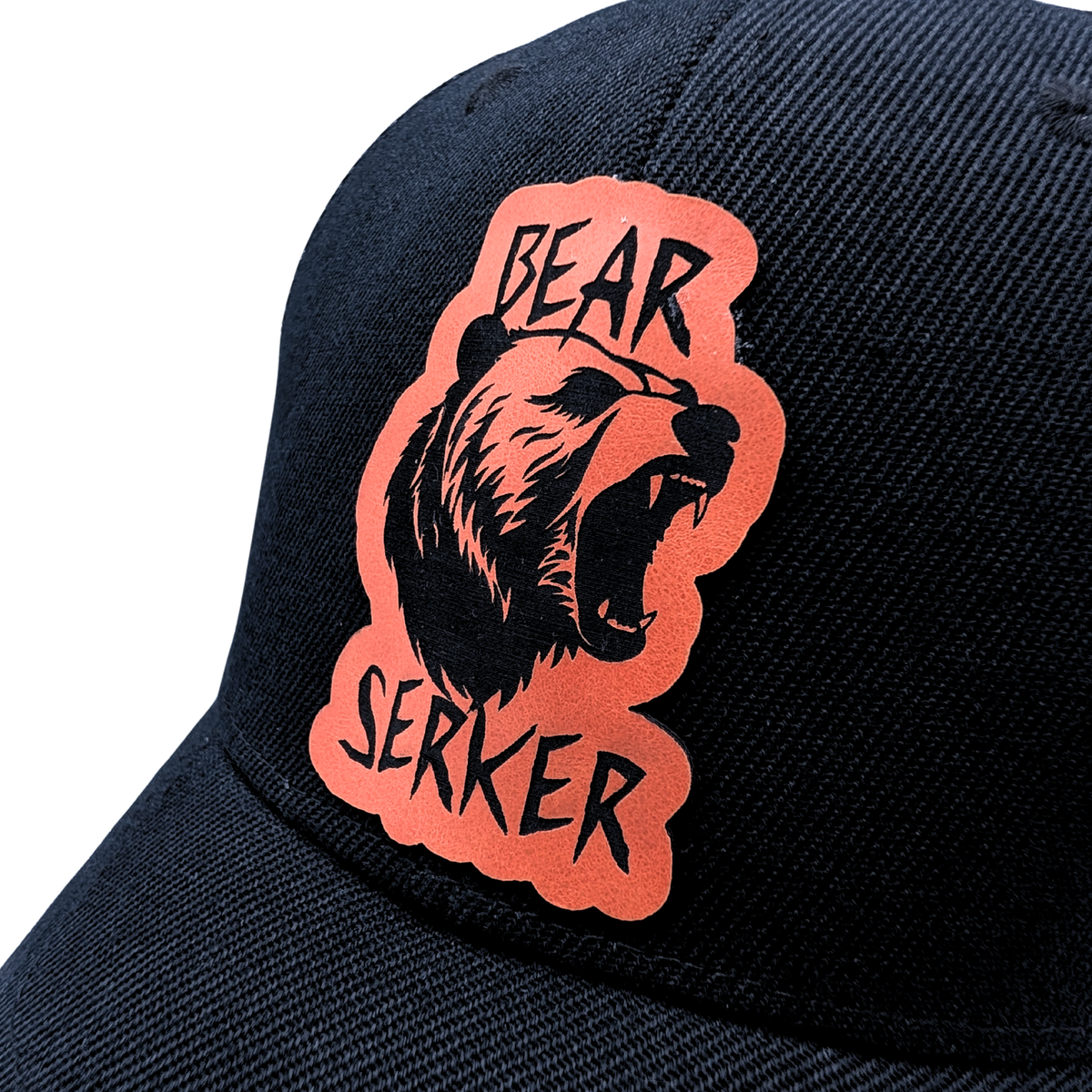 Bear Serker Black Snapback Hat