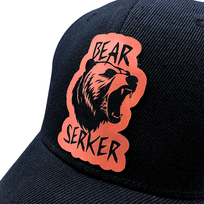 Bear Serker Black Snapback Hat