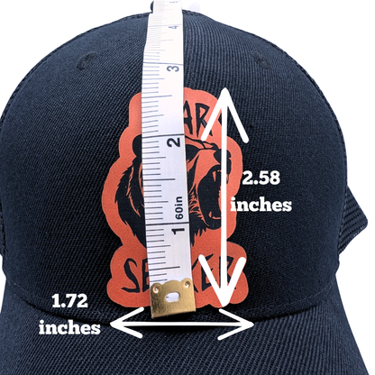 Bear Serker Black Snapback Hat