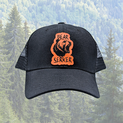Bear Serker Black Snapback Hat
