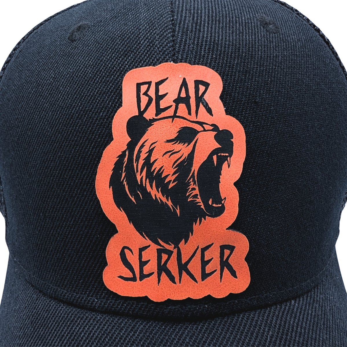 Bear Serker Black Snapback Hat