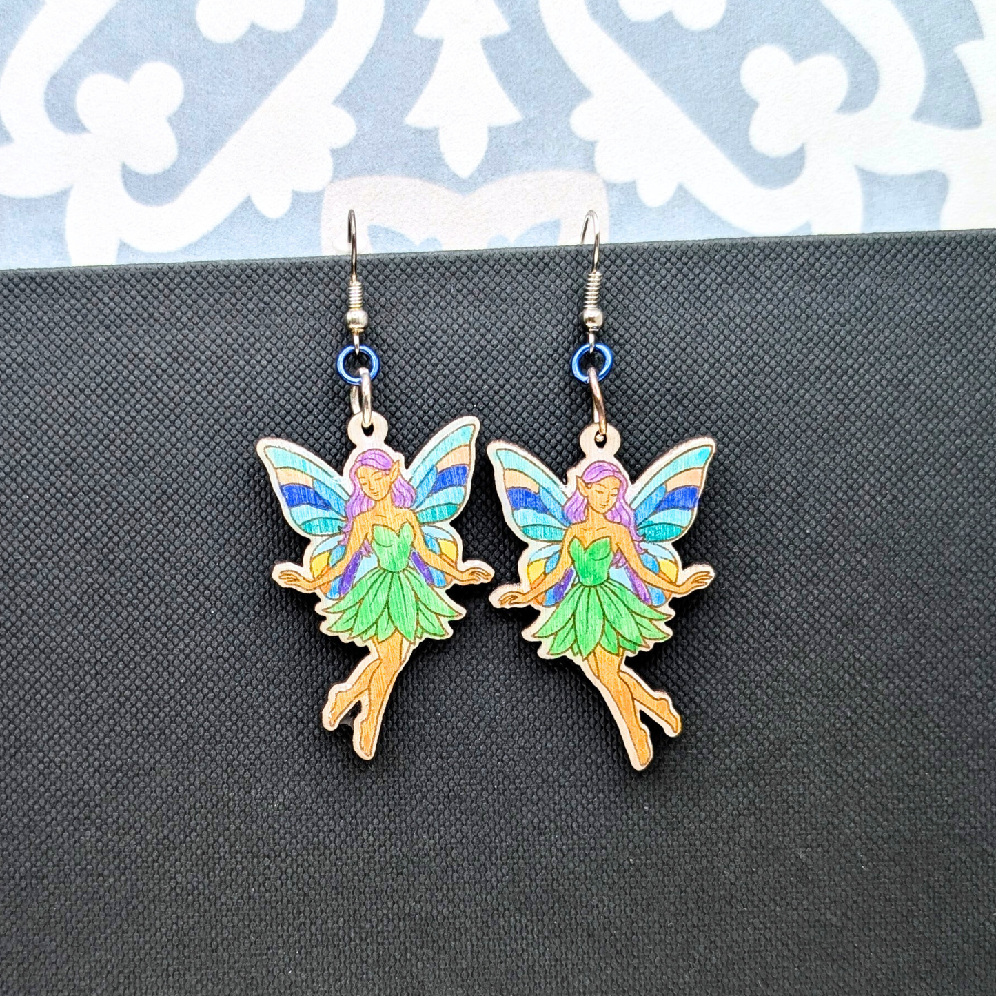 Fairy Earring, Handpainted