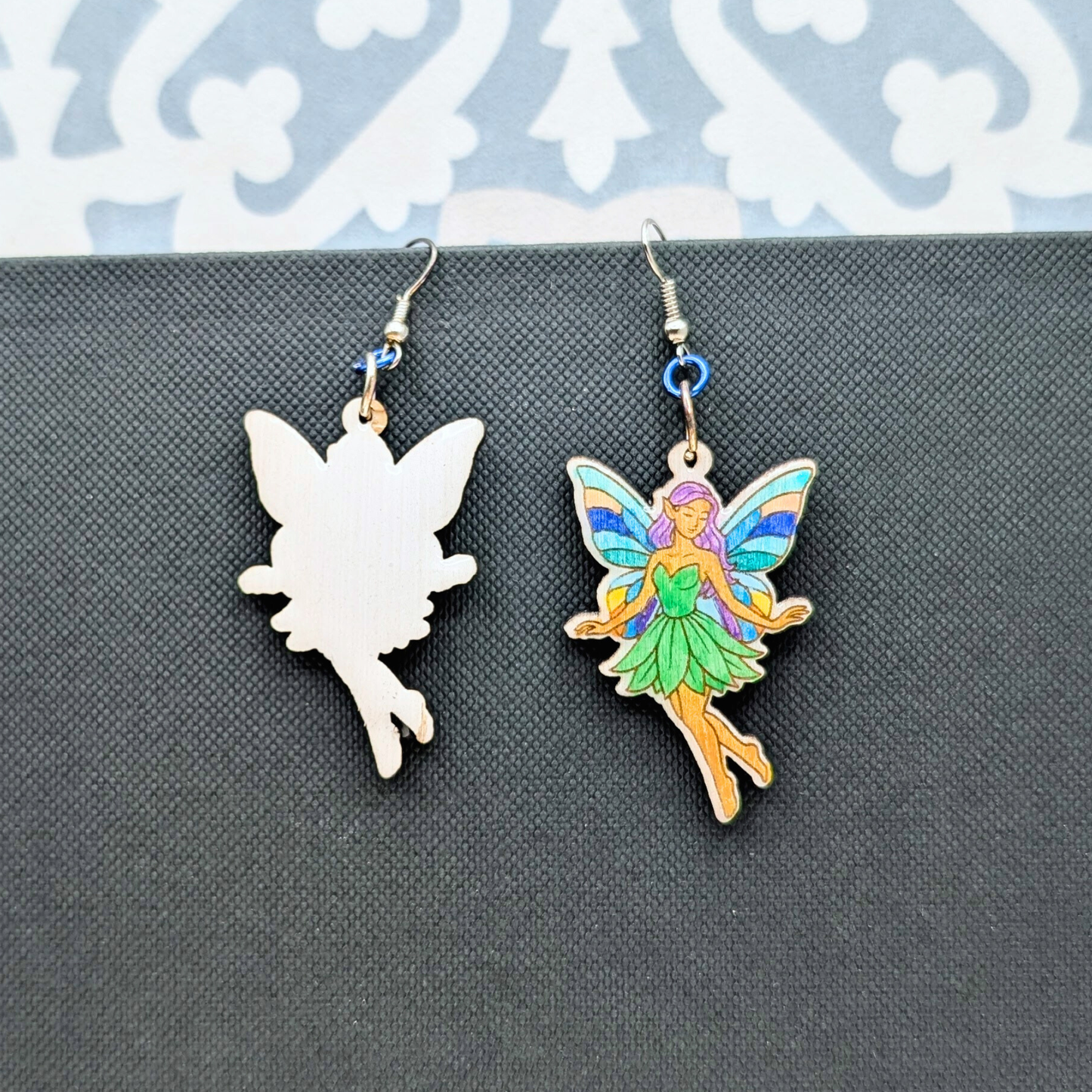 Fairy Earring, Handpainted