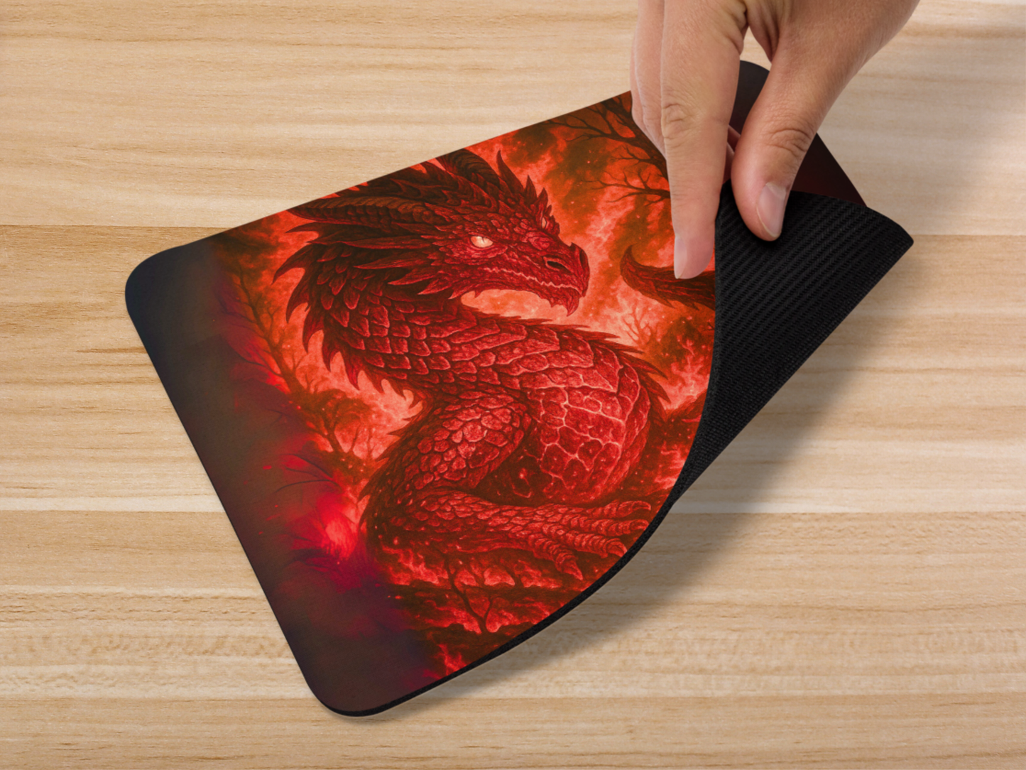 Fire Dragon Mouse pad