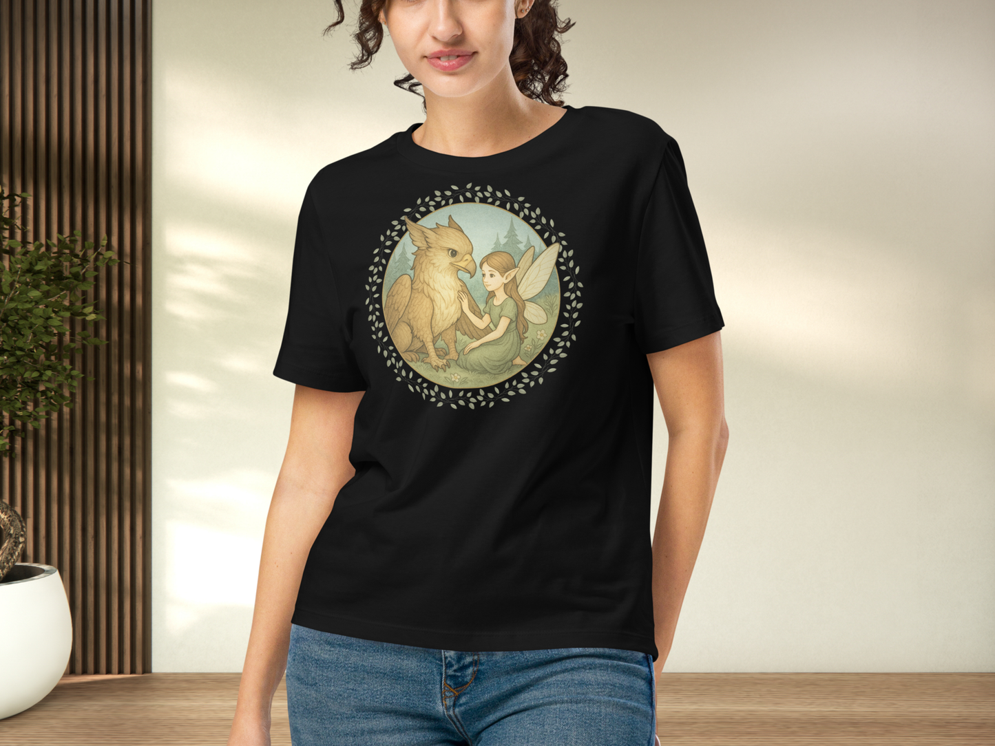 Women's Gryphon T-Shirt, Fairy Women's Tee