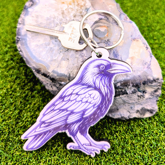Raven Keychain