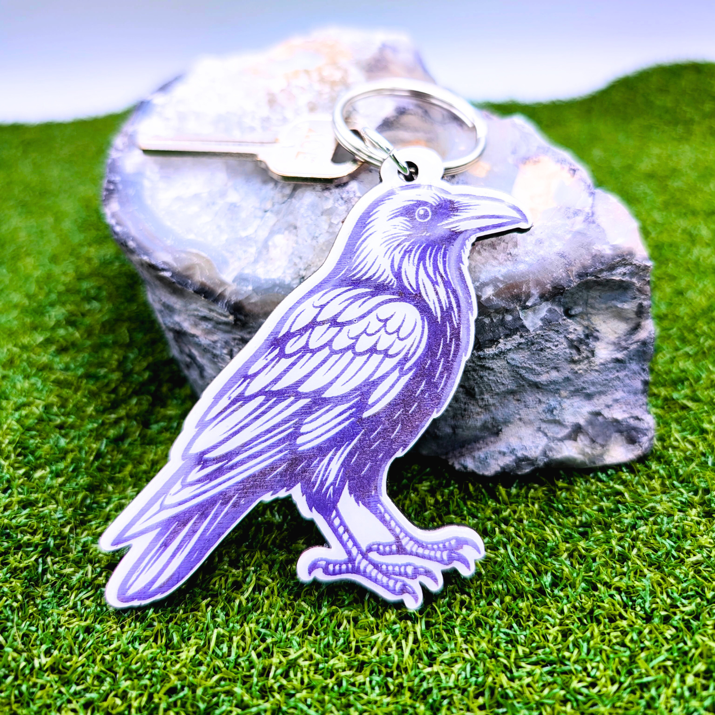 Raven Keychain