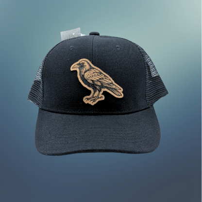 Raven Cork Patch Black Hat