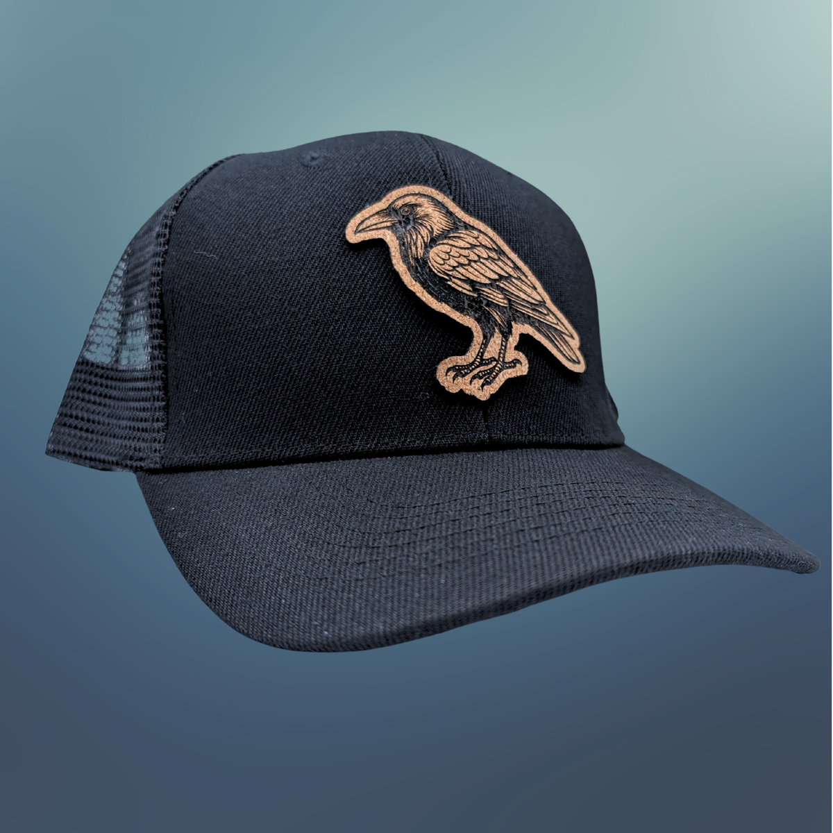 Raven Cork Patch Black Hat