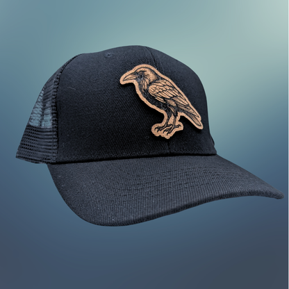 Raven Cork Patch Black Hat