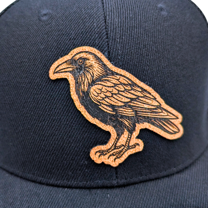 Raven Cork Patch Black Hat