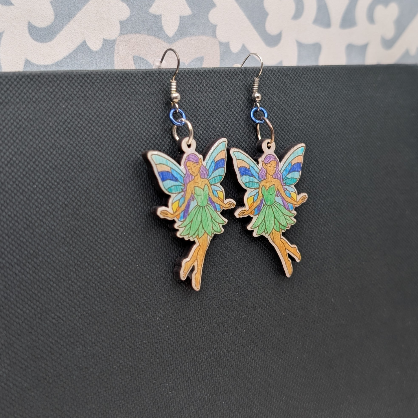 Fairy Earring, Handpainted