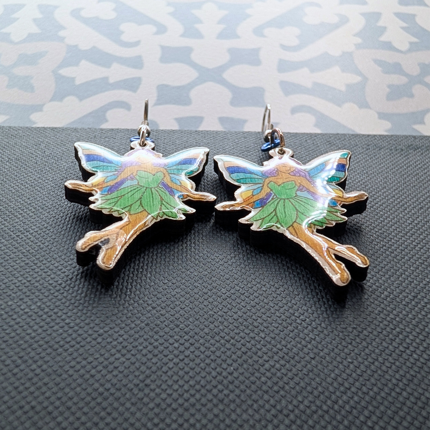 Fairy Earring, Handpainted