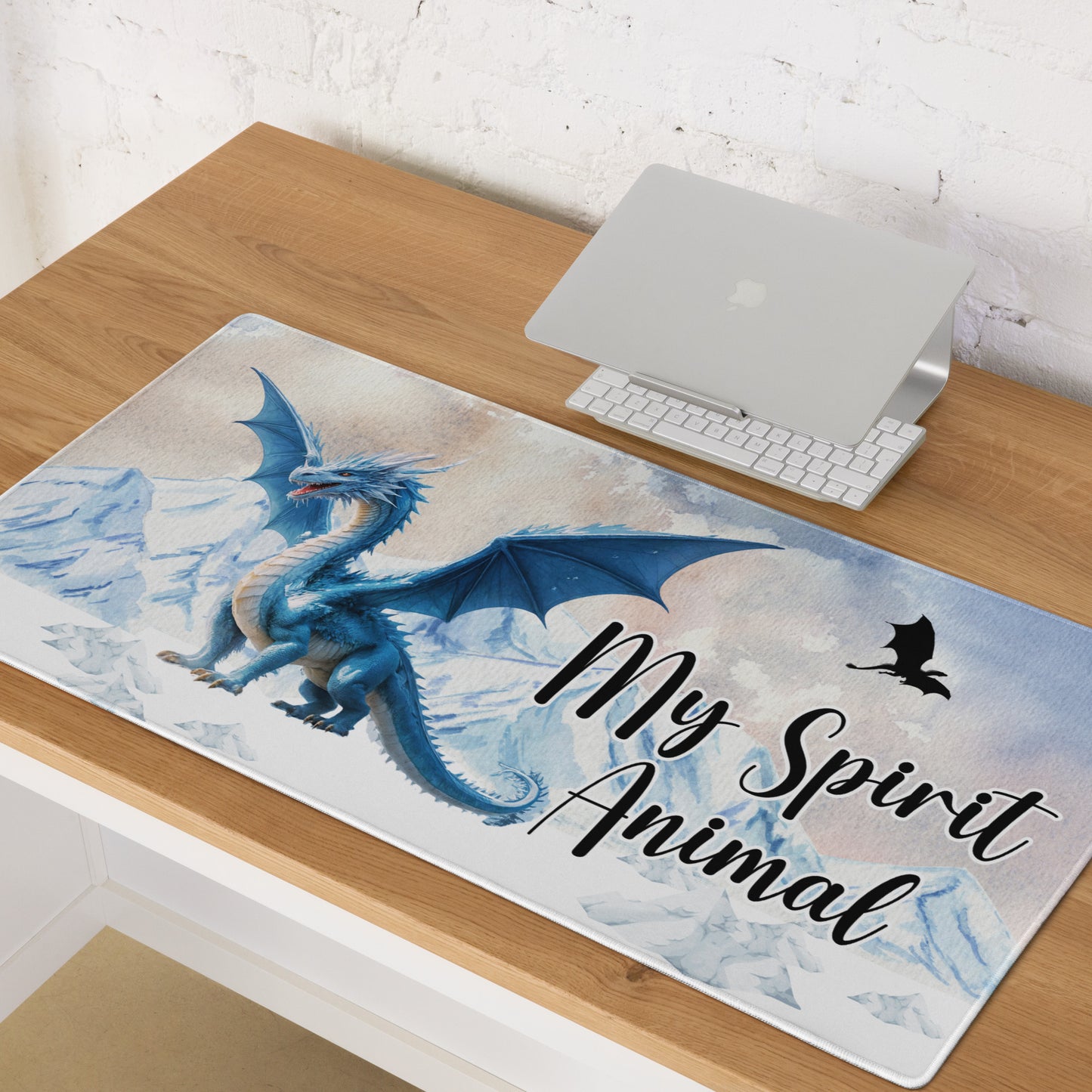 Ice Dragon Extended Gaming mouse pad