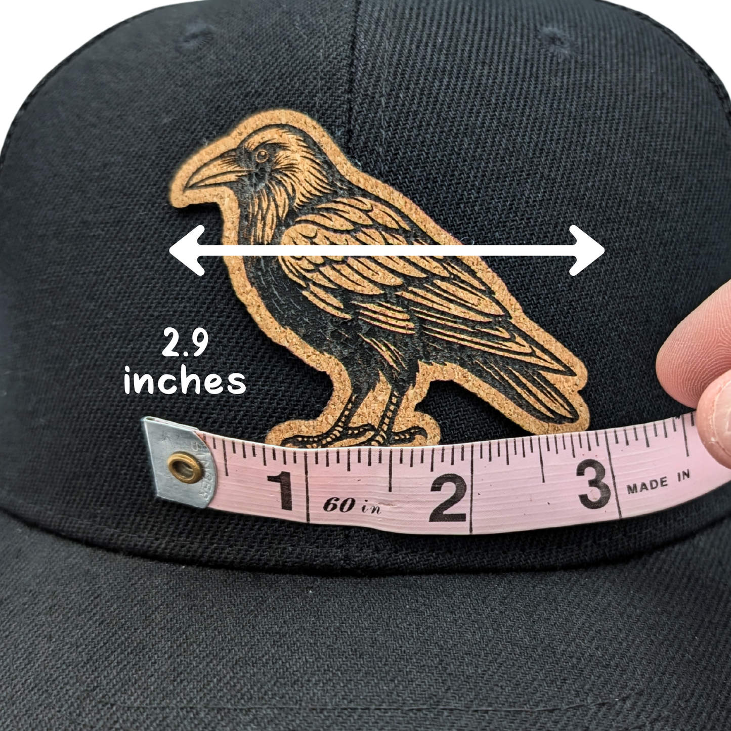 Raven Cork Patch Black Hat