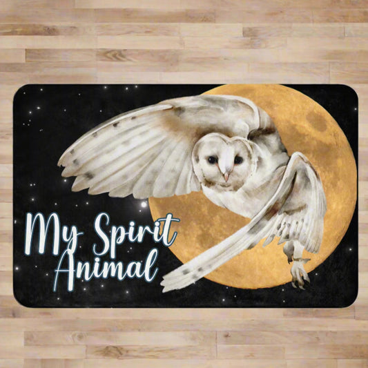 My spirit animal owl blanket. black White owl flying against a harvest moon wings sparking a gold magical halo, mythical accessories emporium. Fantasy Home Decor, Celtic Mythology, Athena Blanket, Nature Inspired Book Lovers Gift