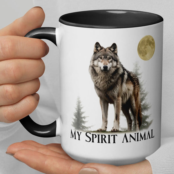 My Spirit Animal Wolf Mug  Mythical Accessories Emporium